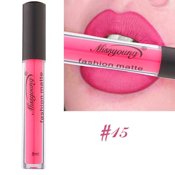 New Brand Makeup Lipstick Matte Lipstick Brown Nude Chocolate Color Liquid Lipstick Lip Gloss Matte Batom Matte Maquiagem