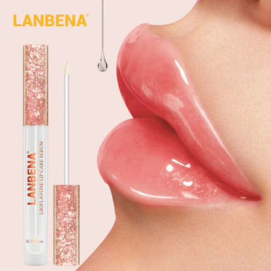 LANBENA  Lip Care Serum Lip Plumper Repairing Reduce Lip Mask Fine Lines Increase Moisturizing Lip Elasticity Beauty