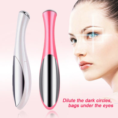 2019 Electric Mini Eye Massage Device Pen Wrinkle Removal Dark Circle Puffiness Removal Vibration Thin Face Anti Wrinkle
